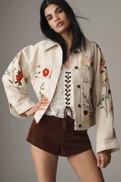 Floral Embroidered Jacket | Nuuly