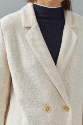【2plan】Nuria Mustang Jacket Knit Longline Blazer | Nuuly