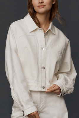 The Imogen Regenerative Cotton Dolman-Sleeve Denim Nuuly