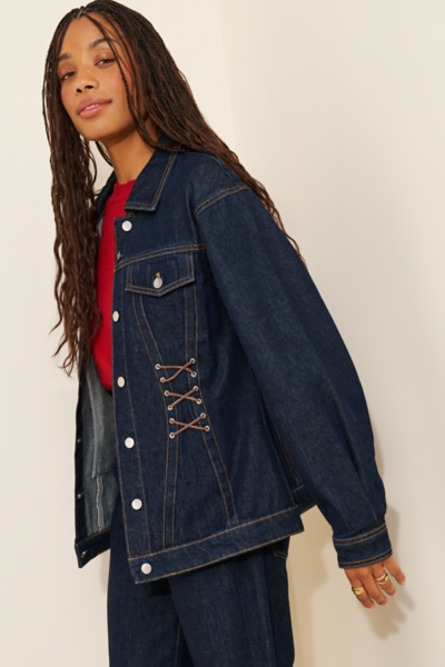 Corset Denim Jacket | Nuuly