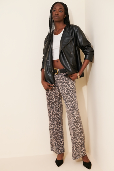 Vegan-Leather Asymmetric Snap Moto Jacket | Nuuly
