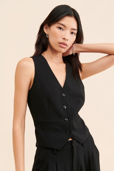 Organza-Back Vest | Nuuly