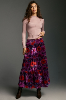 The Somerset Maxi Skirt: Nina Pace Velvet Edition | Nuuly