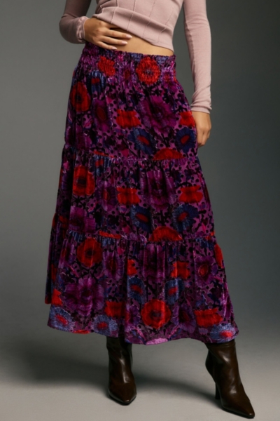 The Somerset Maxi Skirt: Nina Pace Velvet Edition | Nuuly