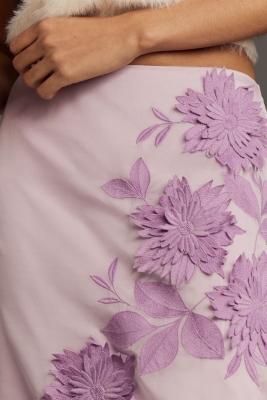 3D Bloom Column Midi Skirt | Nuuly