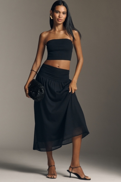Minimalist Knit Midi Skirt | Nuuly