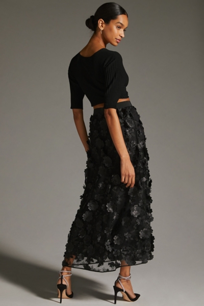 Floral Tulle Maxi Skirt | Nuuly