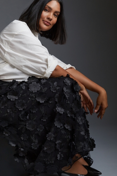 Floral Tulle Maxi Skirt | Nuuly