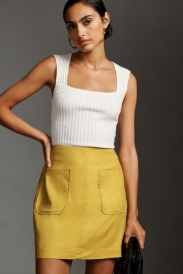 【Anyone more】Patch Pocket Mini Skirt A-Line Patch Pocket Mini Skirt | Nuuly