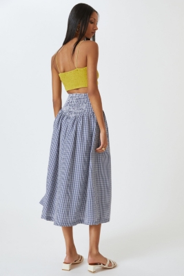 Gingham Midi Skirt | Nuuly