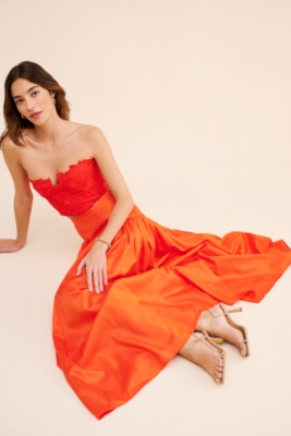 [nuuanu ] / ☆ Vida Skirt / Orange superdown Karolyna Maxi Skirt Set in Orange | REVOLVE