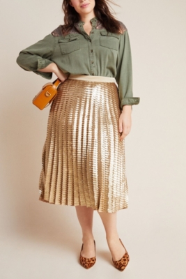 Natalia sequin 2025 midi skirt