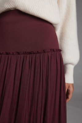 Flowy A-Line Maxi Skirt