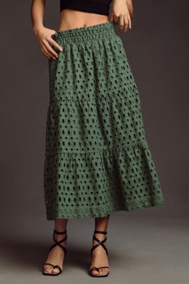 Sleeveless Patchwork Midi Dress