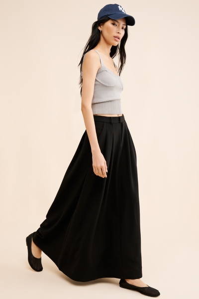 The Avery Pleated Maxi Skirt Nuuly 