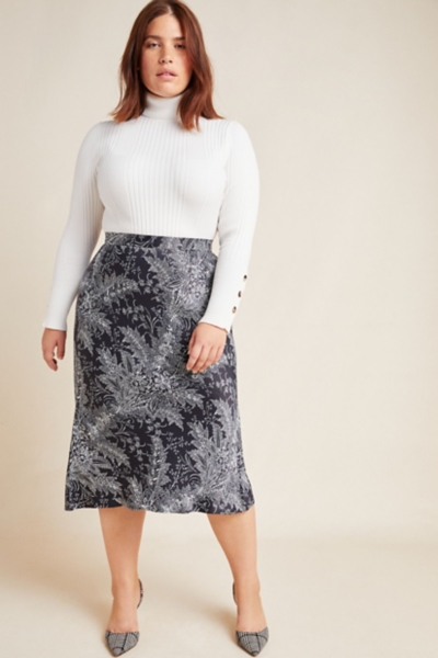 Bias Satin Midi Skirt | Nuuly