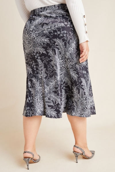 Bias Satin Midi Skirt | Nuuly