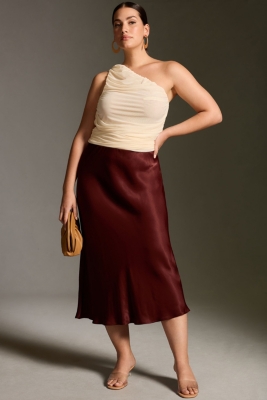 The Elyse Midi Slip Skirt