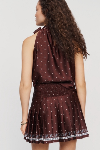 Pleated Satin Mini Skirt | Nuuly