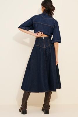 【hippiedippy】miyu skirt Mycophile Mushroom Print Midaxi Wrap Skirt | Disturbia