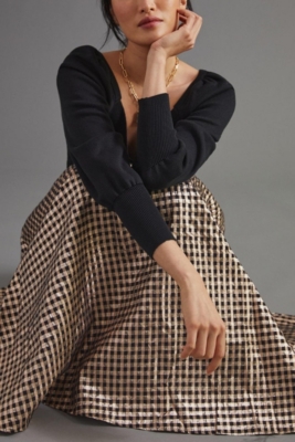 Checkered Midi Skirt | Nuuly