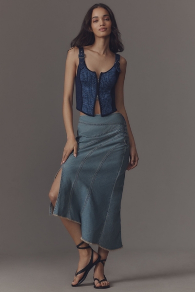 Denim Slip Skirt | Nuuly