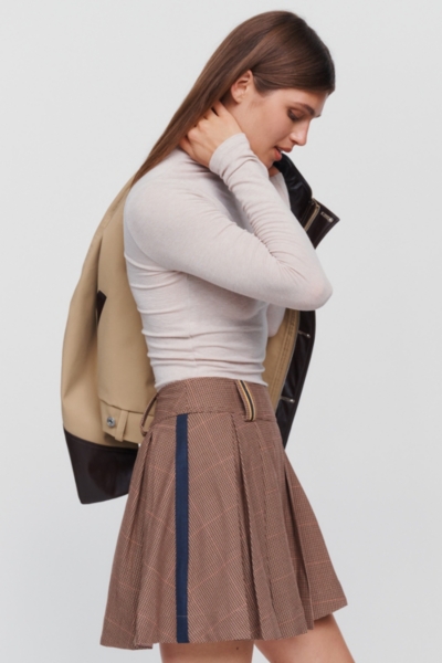 Pleated A-Line Mini Skirt | Nuuly