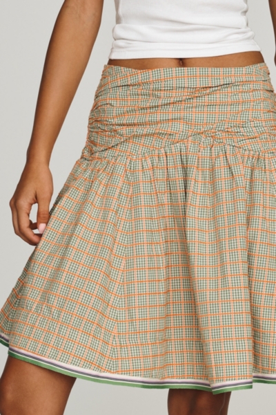 Cotton Drop-Waist Mini Skirt | Nuuly