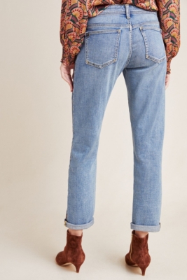 mid rise slim boyfriend jeans