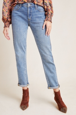 mid rise slim boyfriend jeans