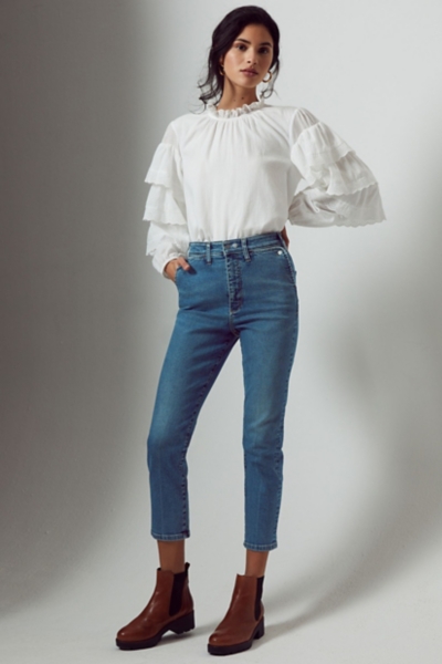 cigarette high rise jeans DL1961 | Kristy 29 6% polyester The Cigarette High-Rise Slim Straight