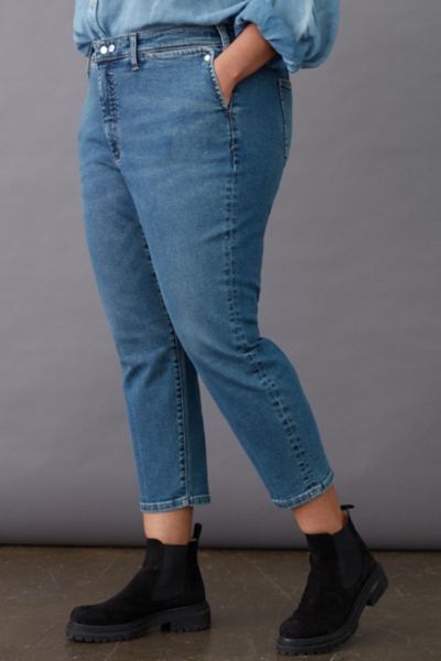 The Cigarette High-Rise Slim Straight Jeans
