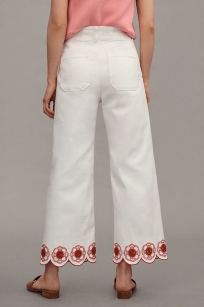 Jean AGOLDE Colette Crop Skinny Blanc Délavé - Taille 30 - Neuve Avec étiquettes - Style Cheville