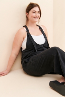 Denim Pinafore Jumpsuit | Nuuly