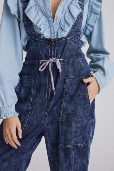 Slouchy Denim Pinafore Jumpsuit | Nuuly