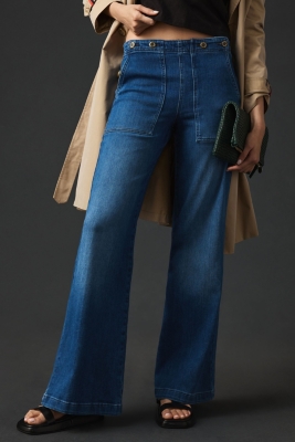 The Kit High-Rise Wide-Leg Utility Trouser Jeans | Nuuly