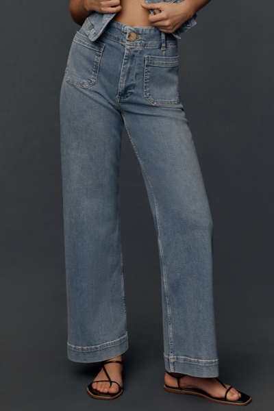 The Colette Full Length Wide Leg Jeans | Nuuly
