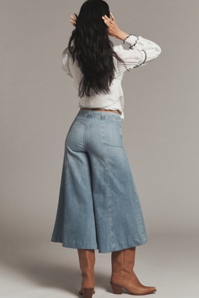 Grassland Mid-Rise Wide-Leg Crop Jeans | Nuuly