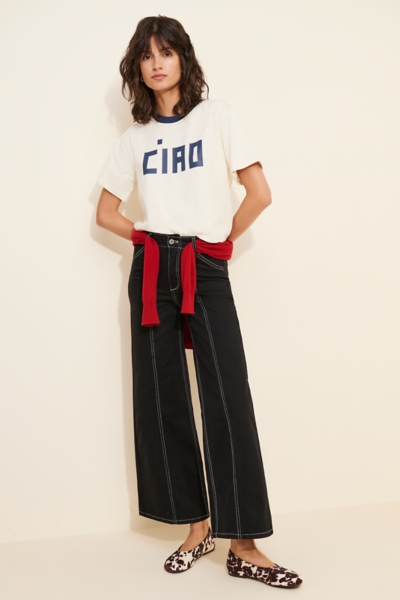 The Delaney Clean-Seamed High-Rise Wide-Leg Jeans | Nuuly