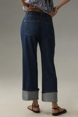 ★★ ★★ Women's Low Rise Relaxed Fit Mid Blue 3 Silver Women's Mid Rise Relaxed Fit Boyfriend Jeans | Mark's