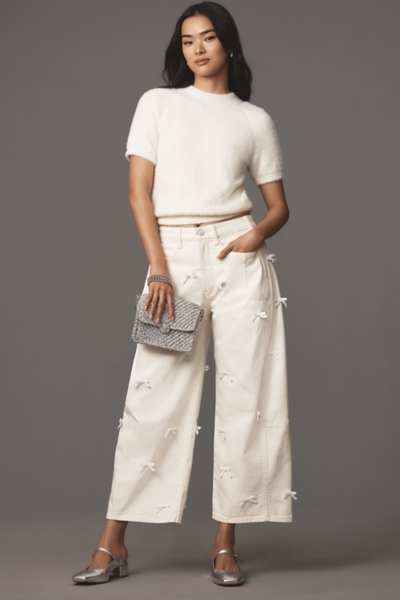 Heritage Curve High-Rise Tapered Jeans: Bow Editio | Nuuly