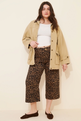 The Colette Cropped High-Rise Wide-Leg Jeans