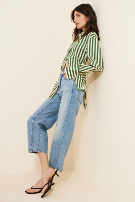 The Millie Low-Slung Barrel Jeans