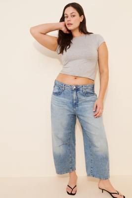 The Millie Low-Slung Barrel Jeans