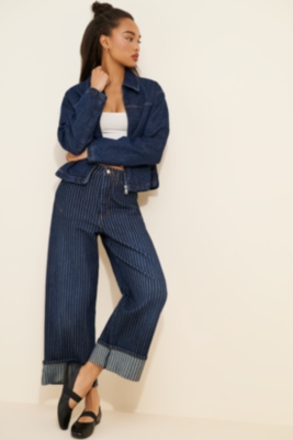 Anthropologie ピルクロハイライズ カーペンターバレルジーンズ High-Rise Carpenter Barrel Jeans | Nuuly