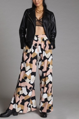 Abstract Wide-Leg Pants | Nuuly