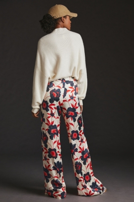 Floral Pleated Wide Leg Pants | Nuuly