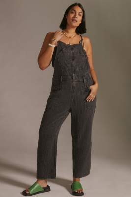 women's gauze overalls