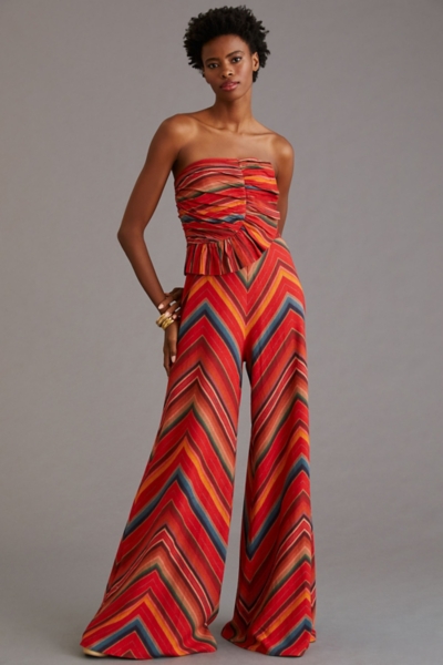 Strapless Ruffled Jumpsuit | Nuuly