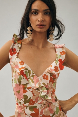 Heliconia Ruffle Jumpsuit